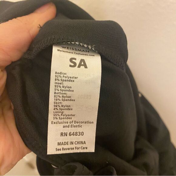 WEISSMAN Dance Costume blue jazz tutu sequin AIN'T NO OTHER MAN 10582 SA adult - Picture 6 of 11